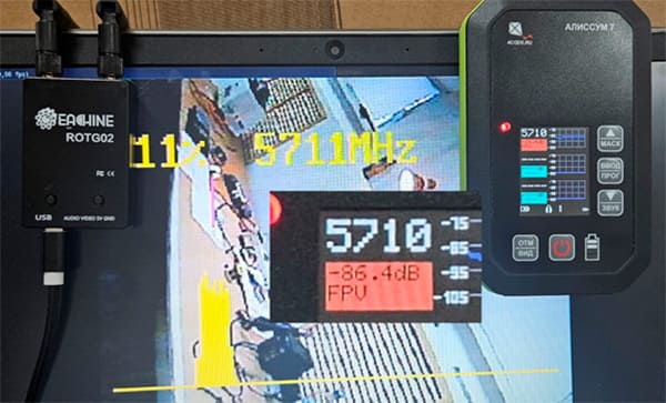 Особенности обнаружения аналоговых видеоканалов FPV в диапазоне 4800-6200 МГц детекторами дронов